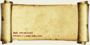 Jefimija Pribićević vizit kartica